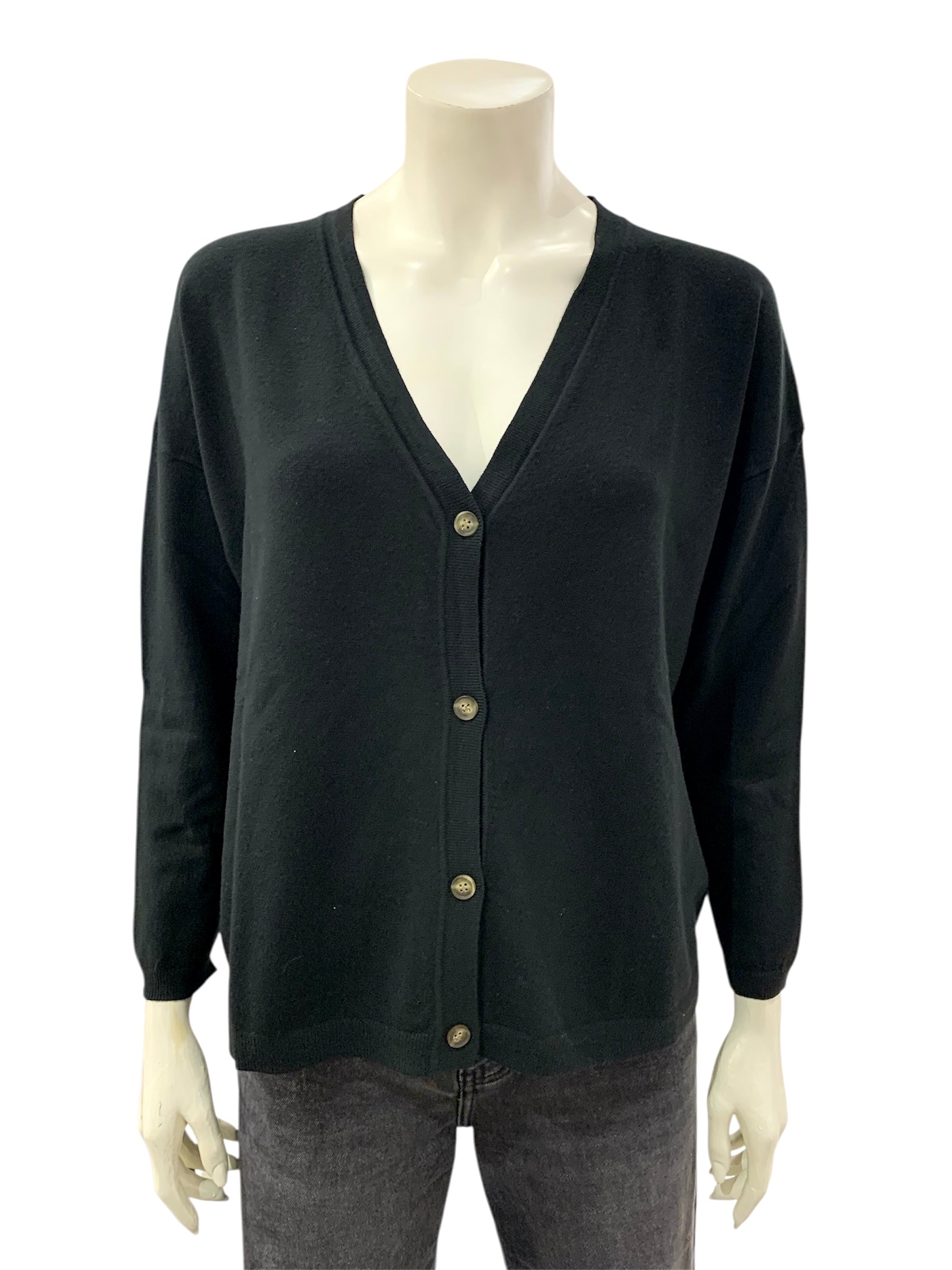 CARDIGAN SEMPLICE NERO