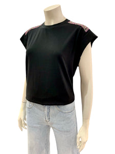 T-SHIRT STRASS NERA