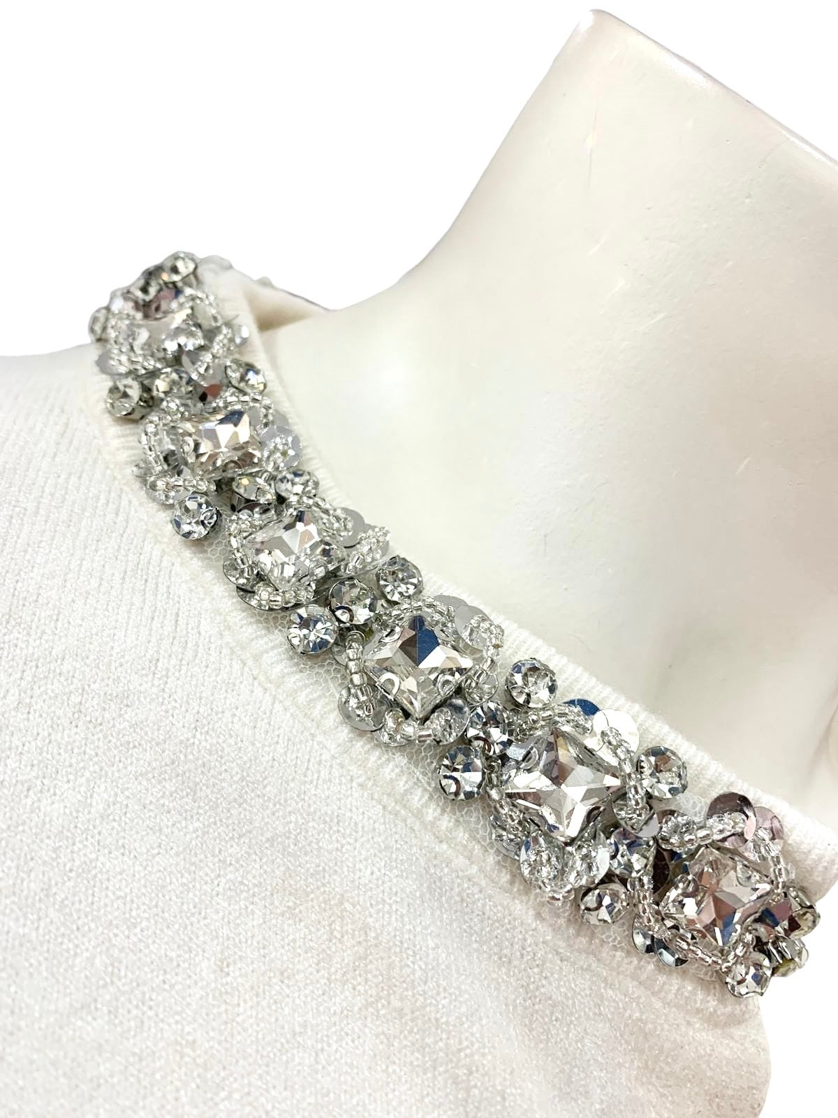 CARDIGAN PIETRE BIANCO