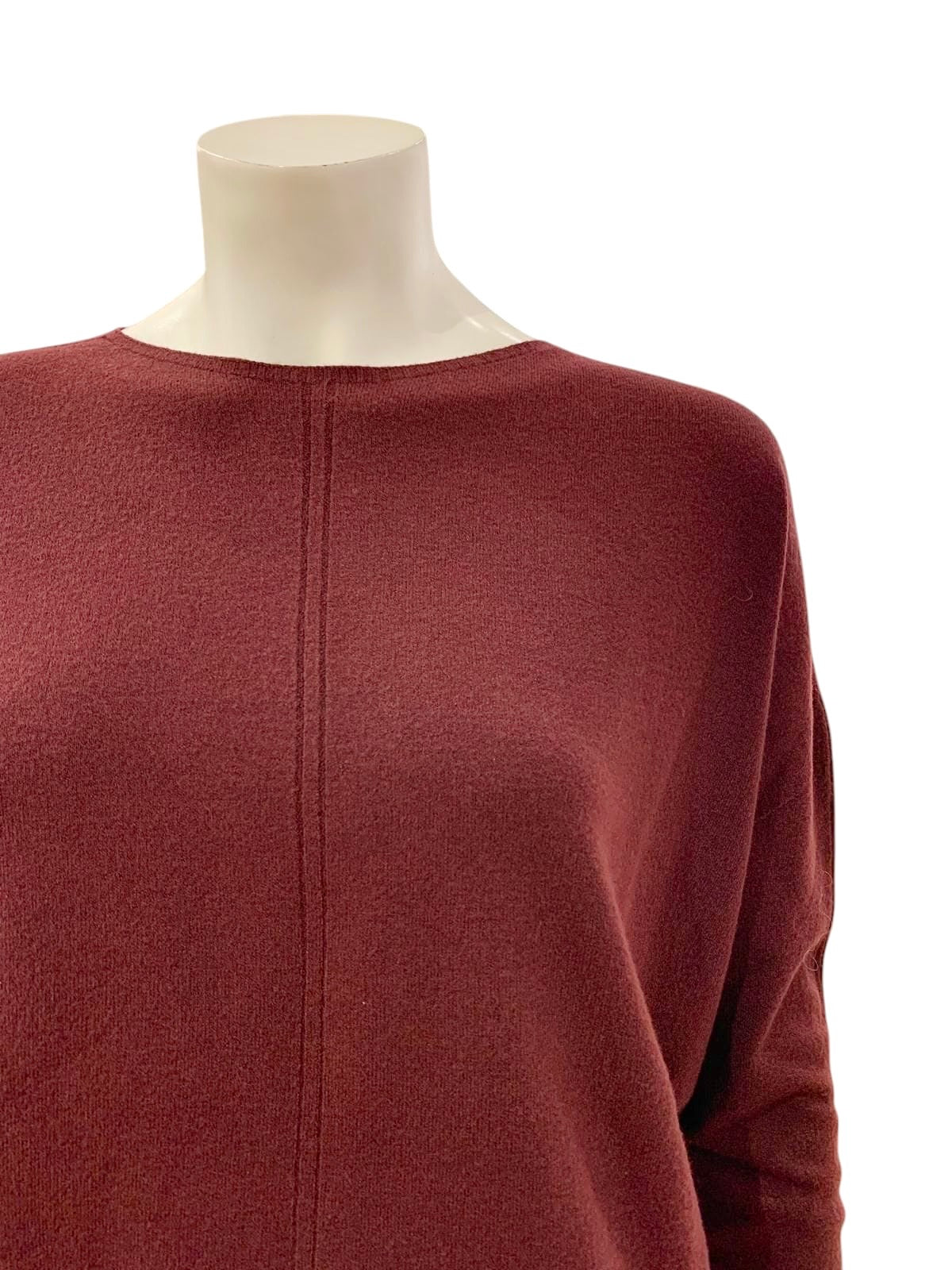 MAGLIA DUE RIGHE VINO