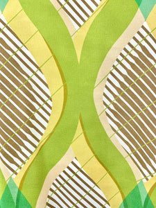 ABITO ASIMMETRICO VERDE GIALLO