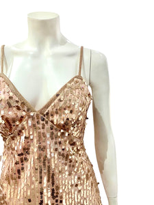 ABITO PAILLETTES NUDE