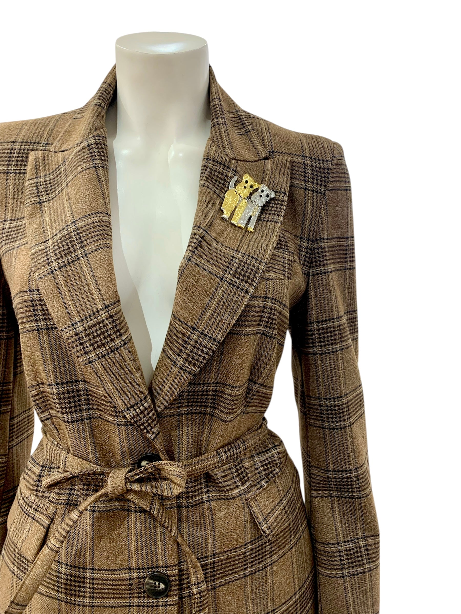 TAILLEUR QUADRI BISCOTTO