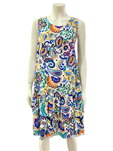ABITO FIORATO MULTICOLOR