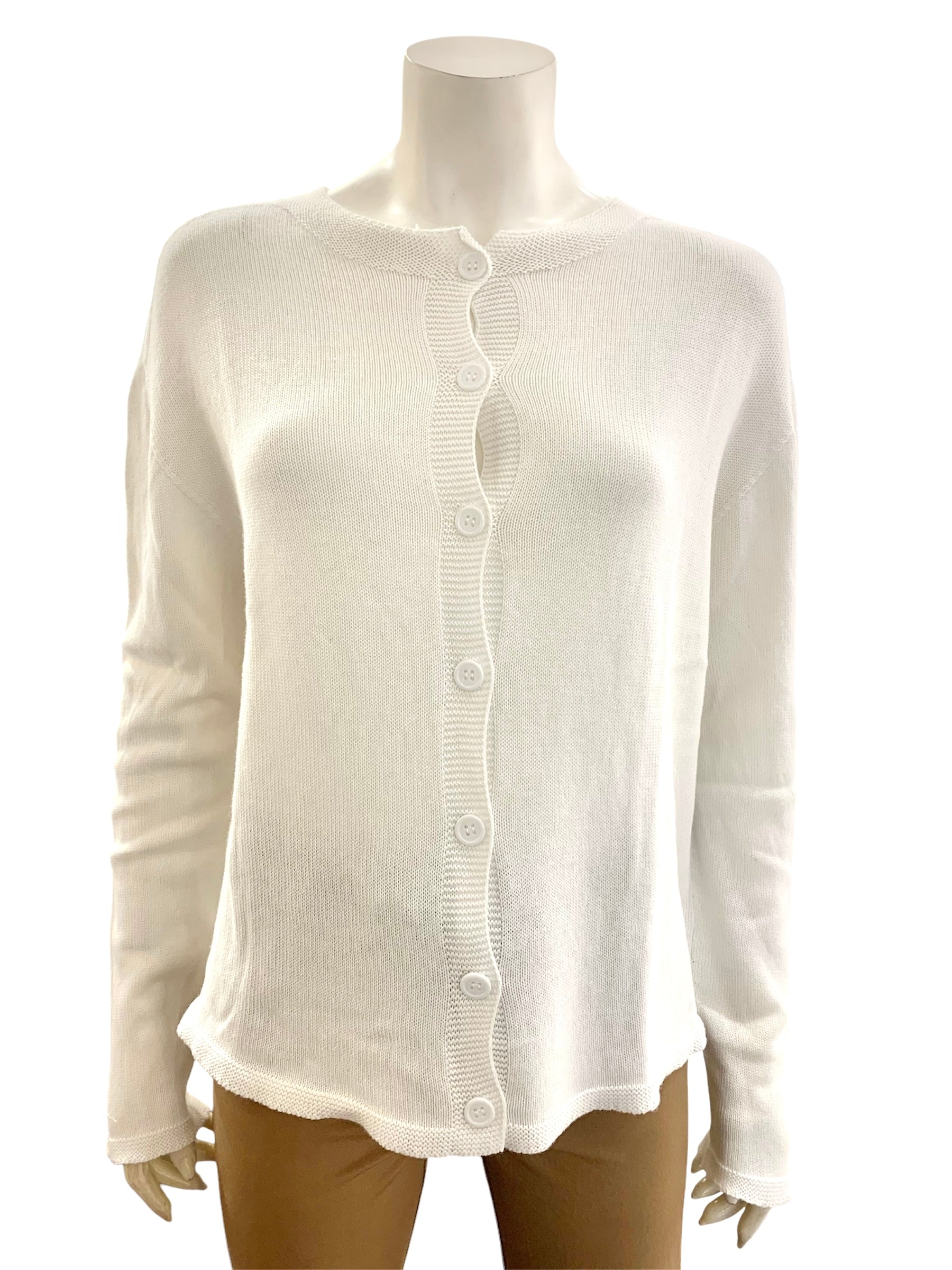 CARDIGAN BIANCO