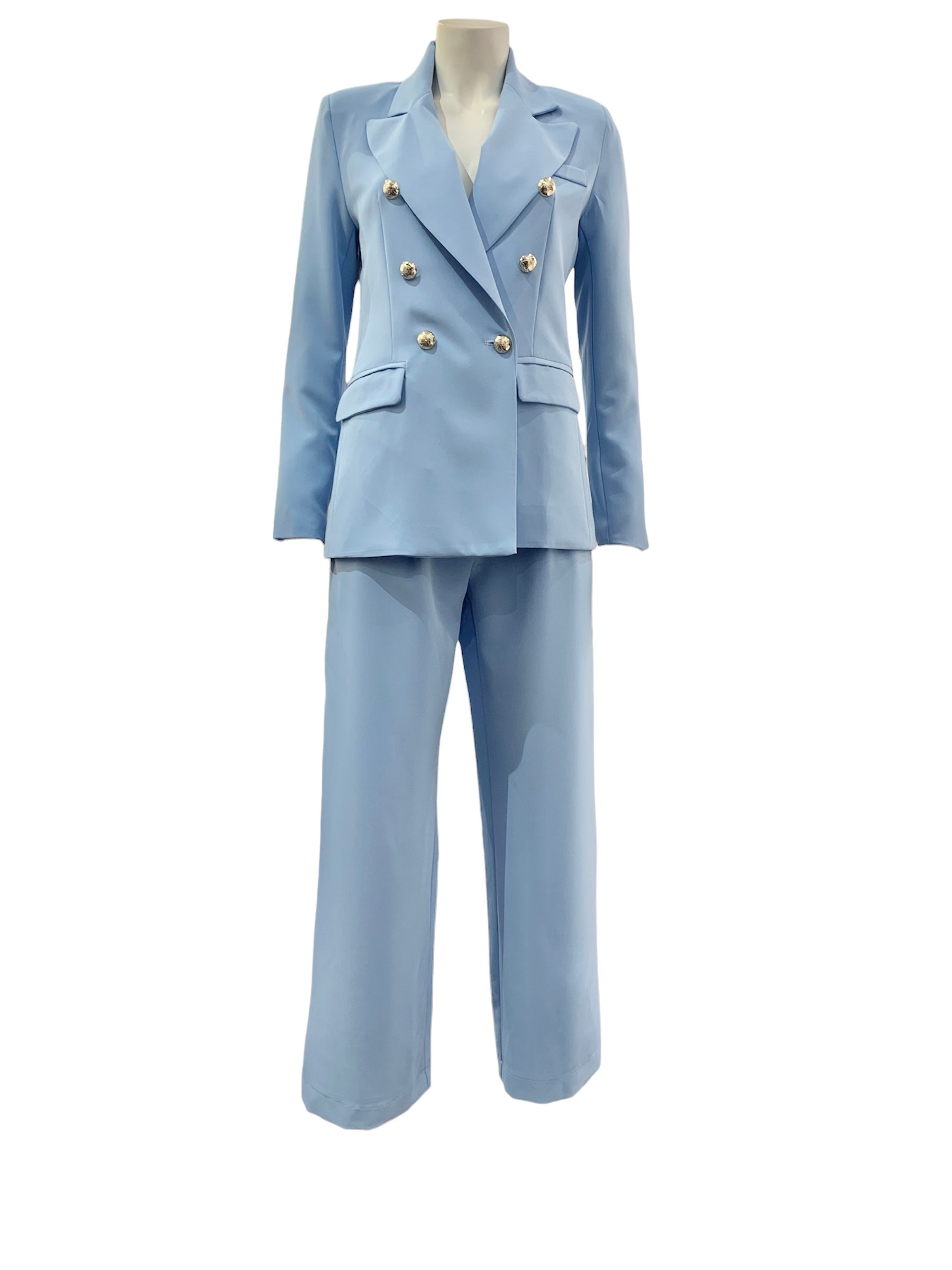 TAILLEUR QUATTRO BOTTONI CELESTE