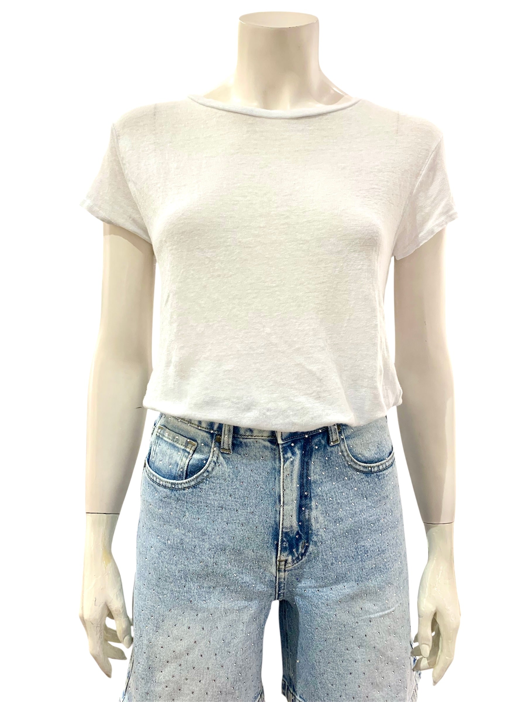T-SHIRT SEMPLICE BIANCA