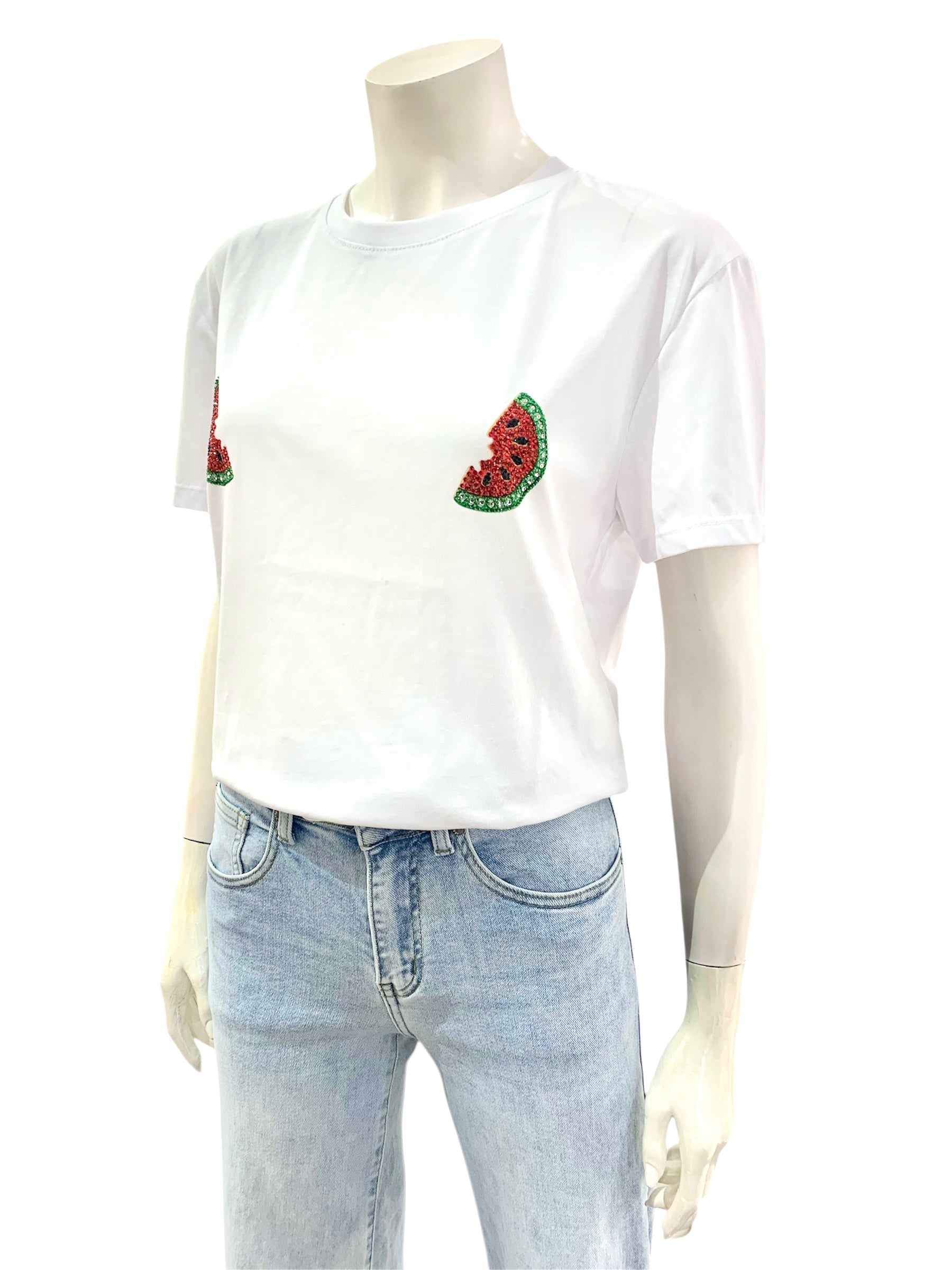 T-SHIRT ANGURIA BIANCA