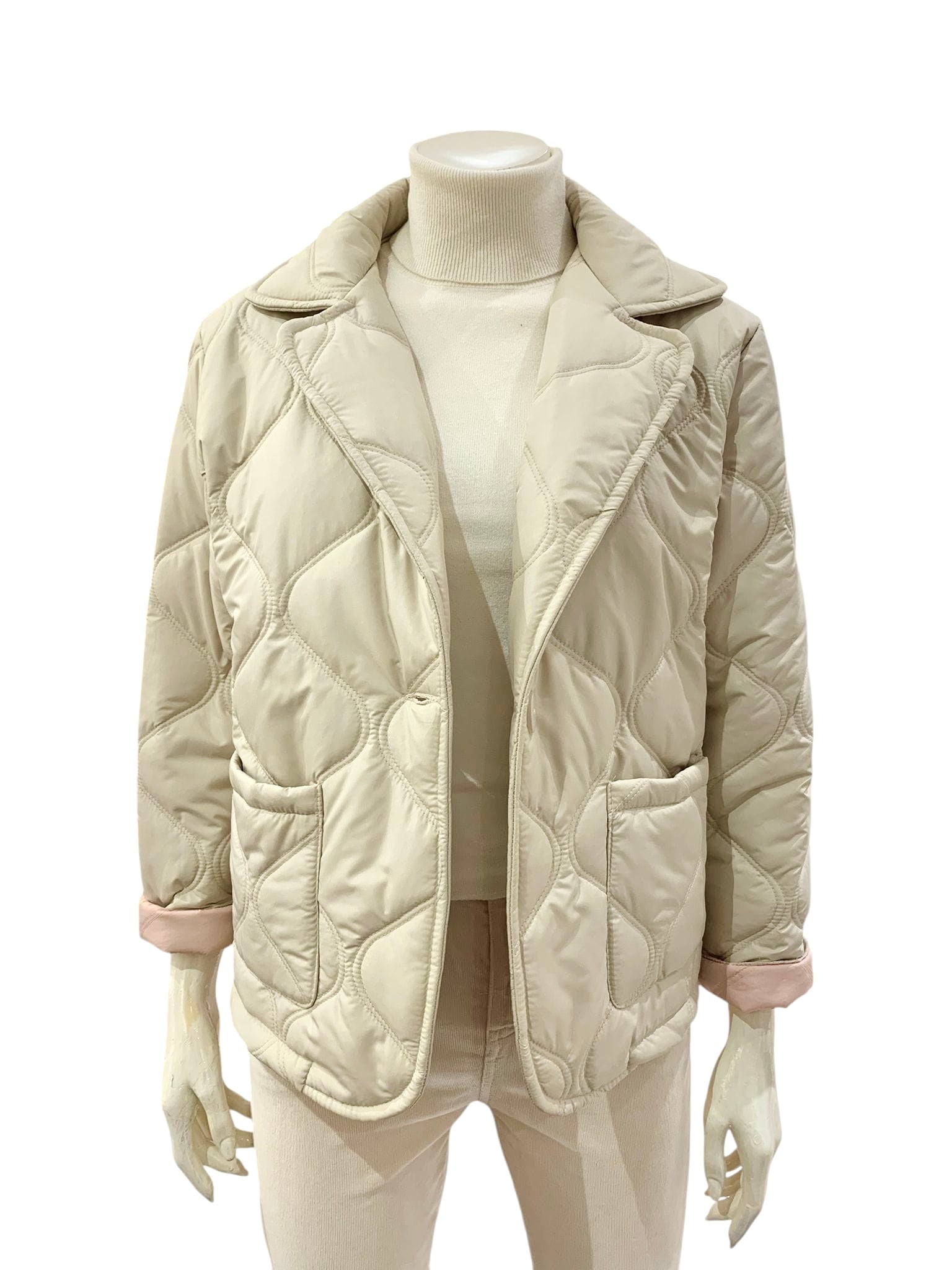 GIUBBINO TRAPUNTA CREMA