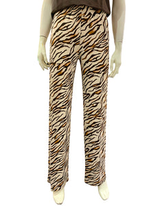 PANTALONE PALAZZO ANIMALIER