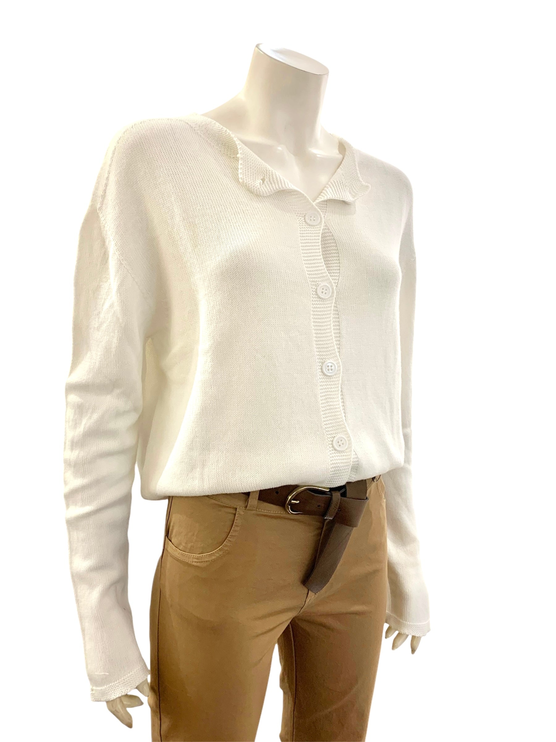 CARDIGAN BIANCO