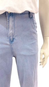 JEANS PALAZZO DENIM CHIARO