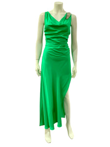 ABITO RICAMO VERDE