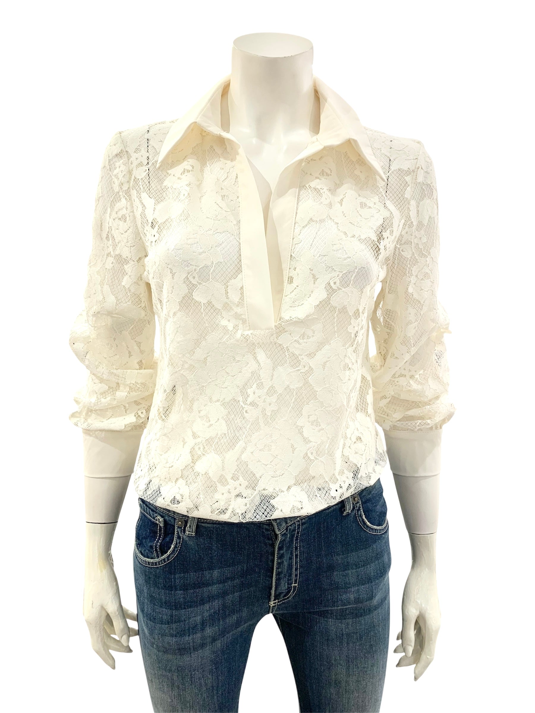 BLUSA PIZZO PANNA