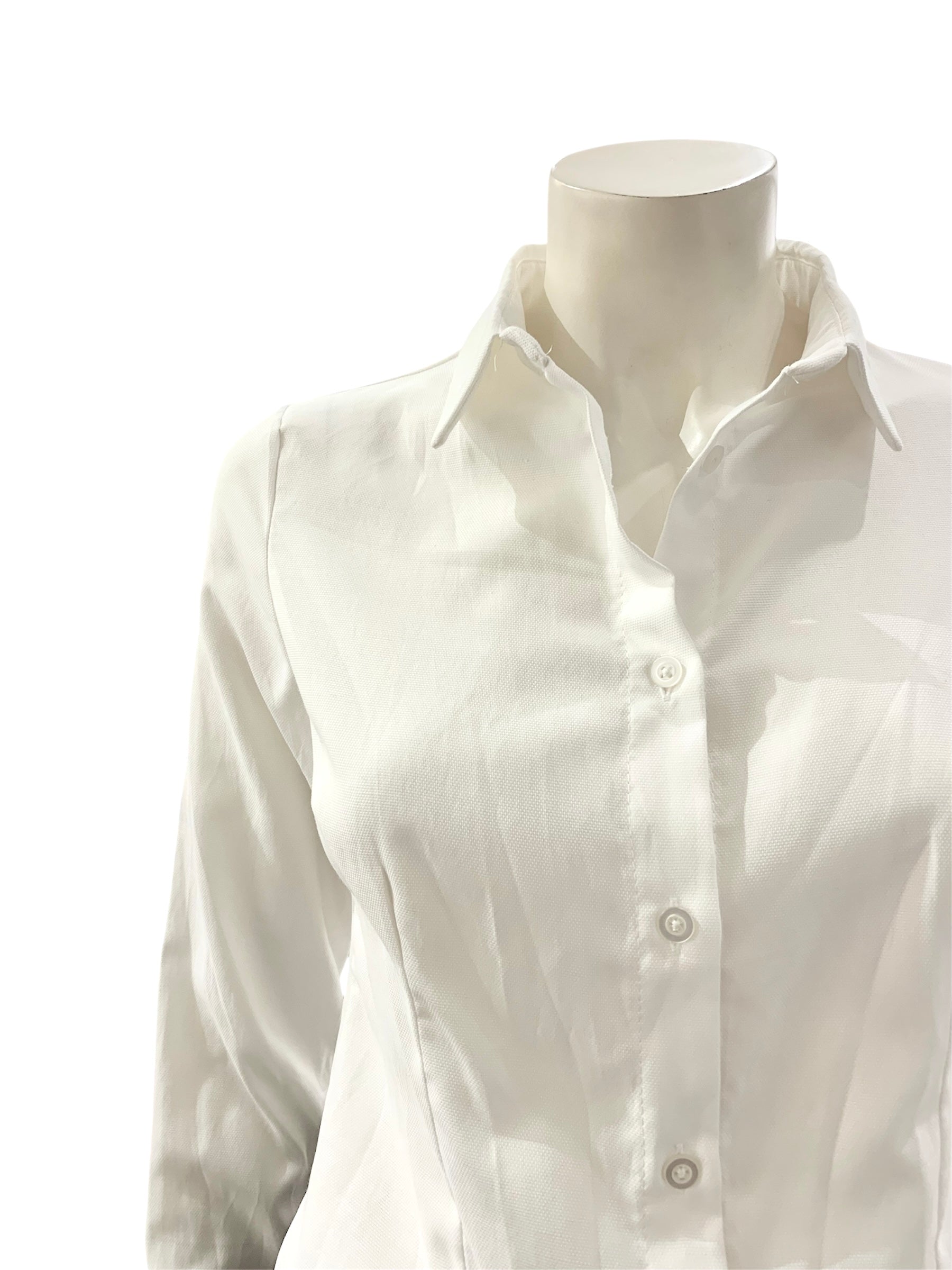 CAMICIA POLSI GIOIELLO BIANCA