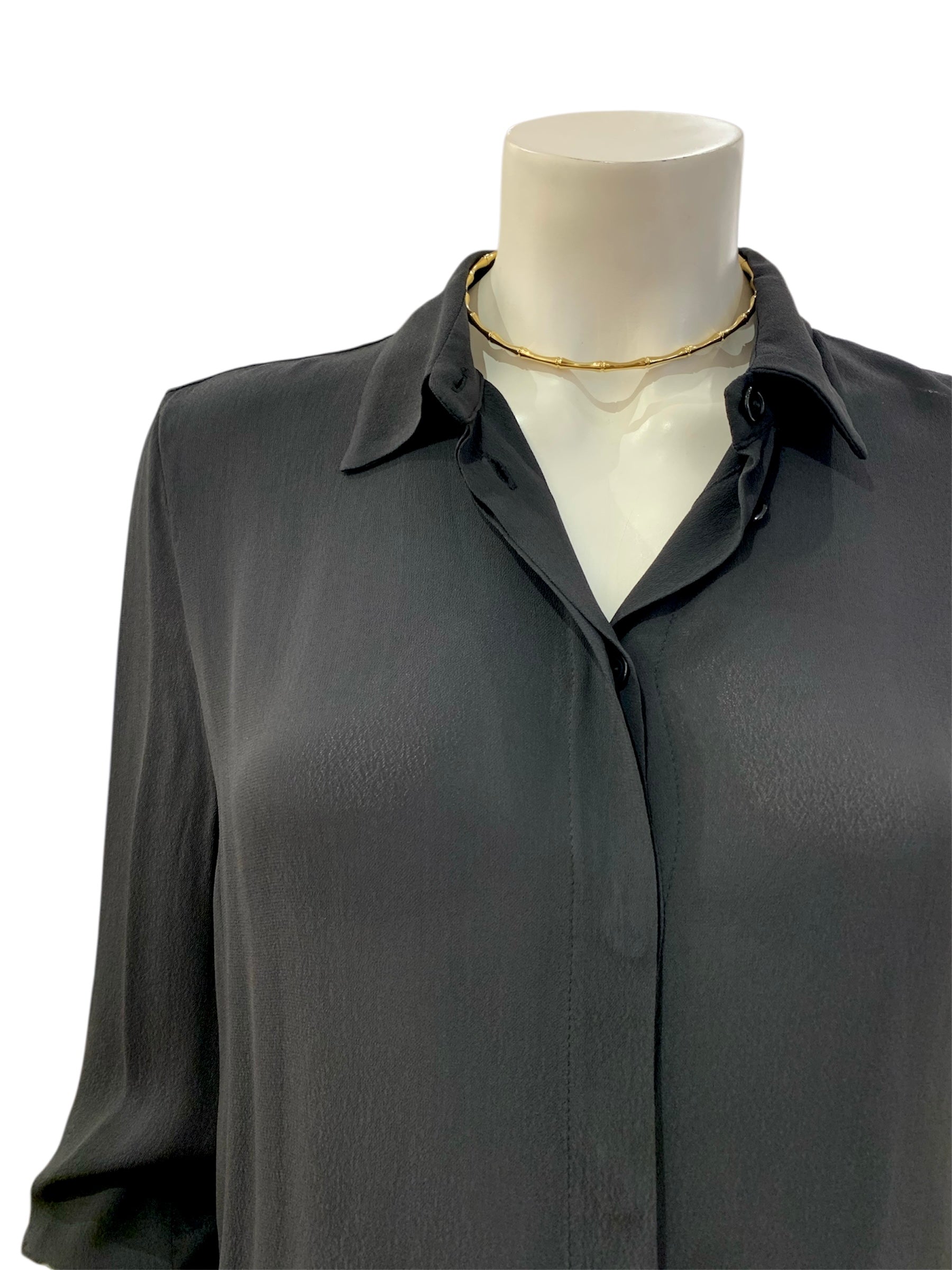 CAMICIA CREPE NERA