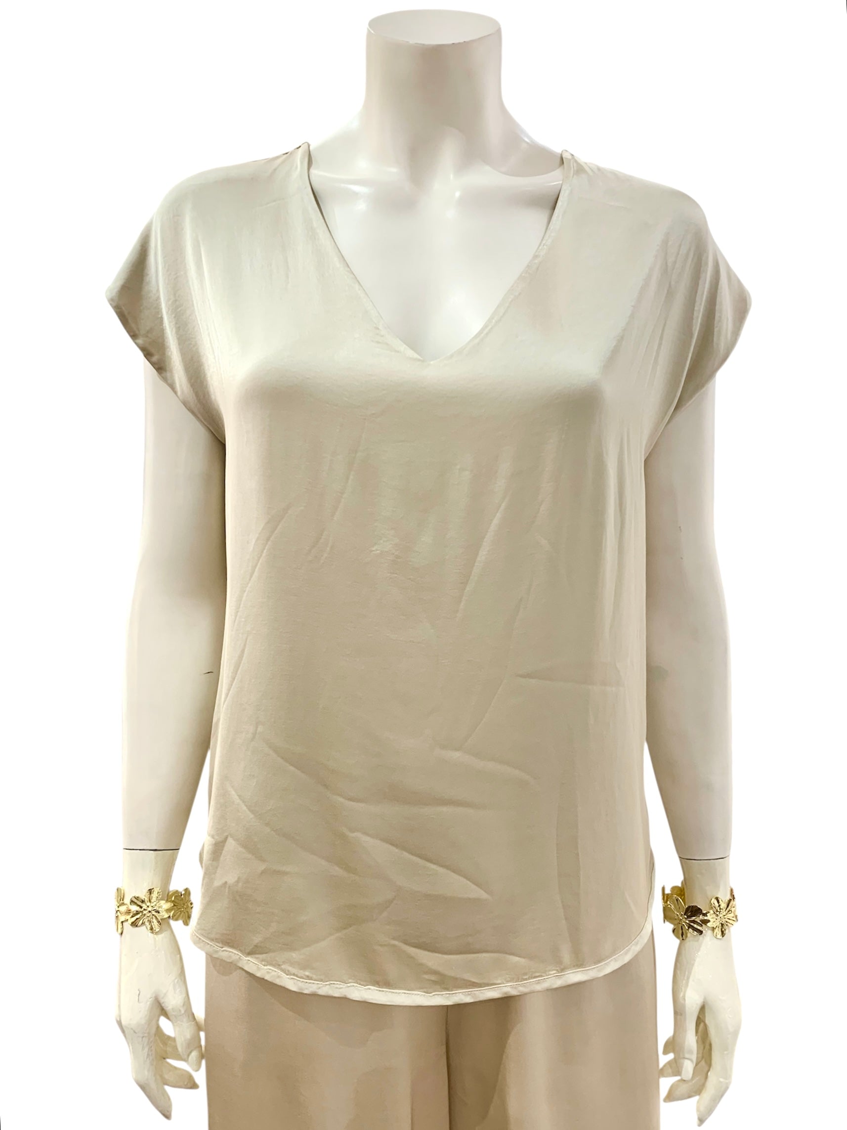 BLUSA A “V” LANA