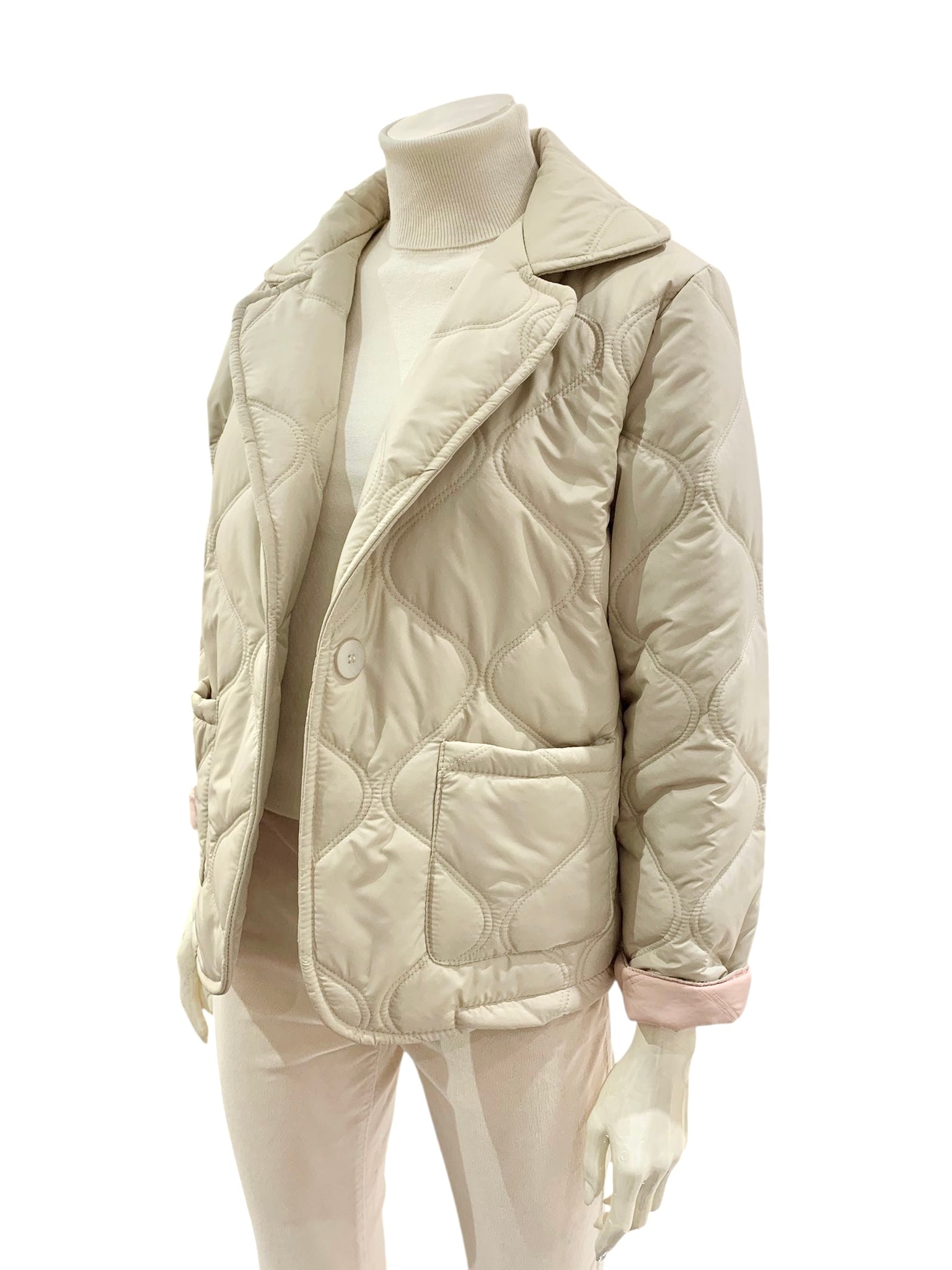 GIUBBINO TRAPUNTA CREMA