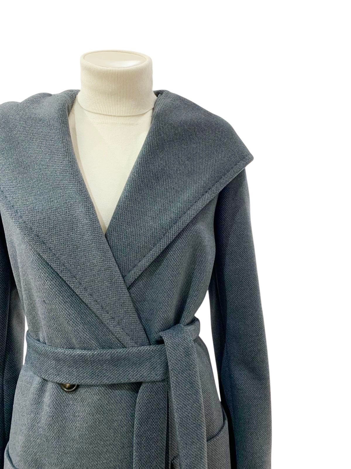 CAPPOTTO CAPPUCCIO GRIGIO