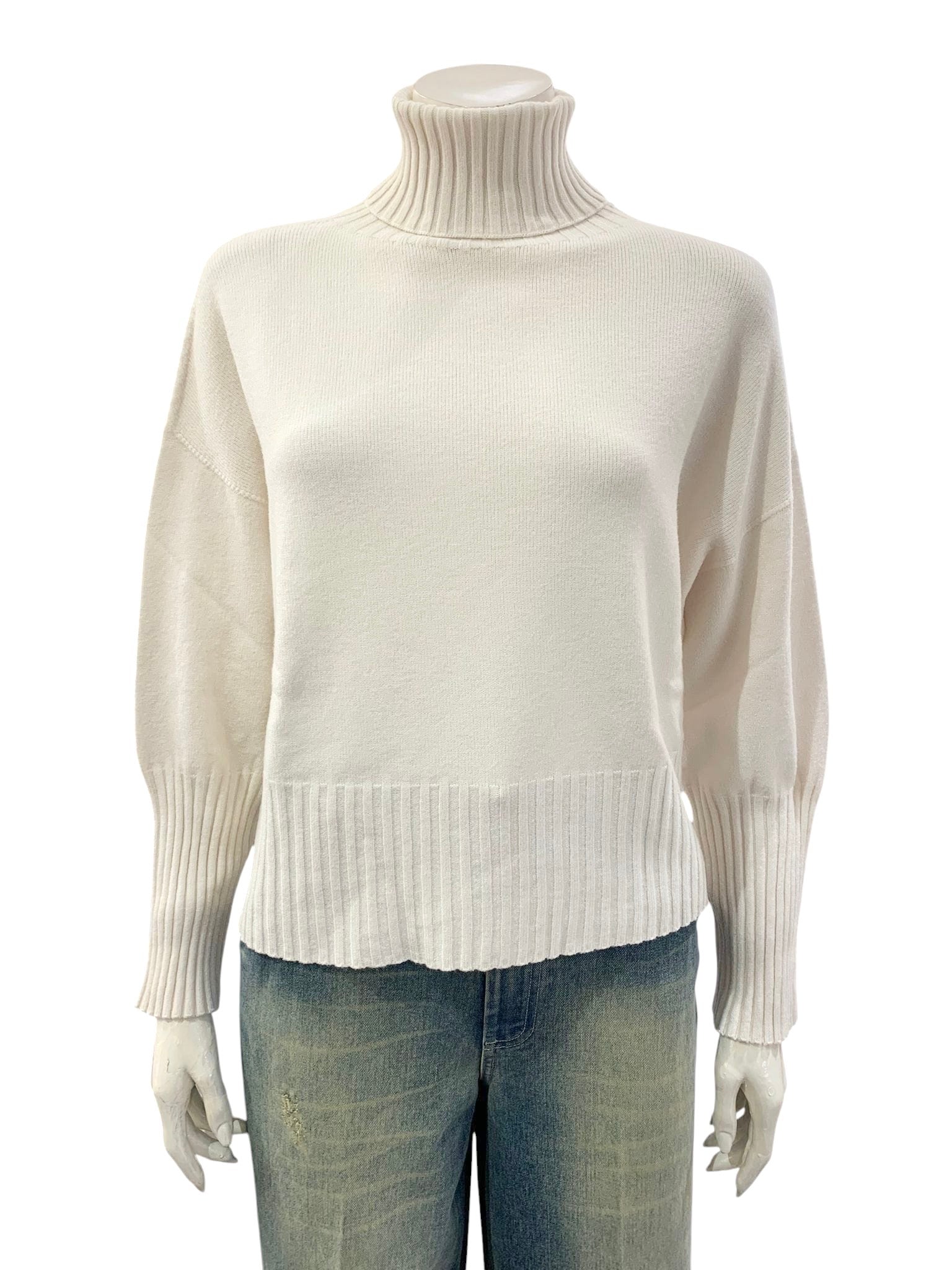 MAGLIA CANNETTATO PANNA