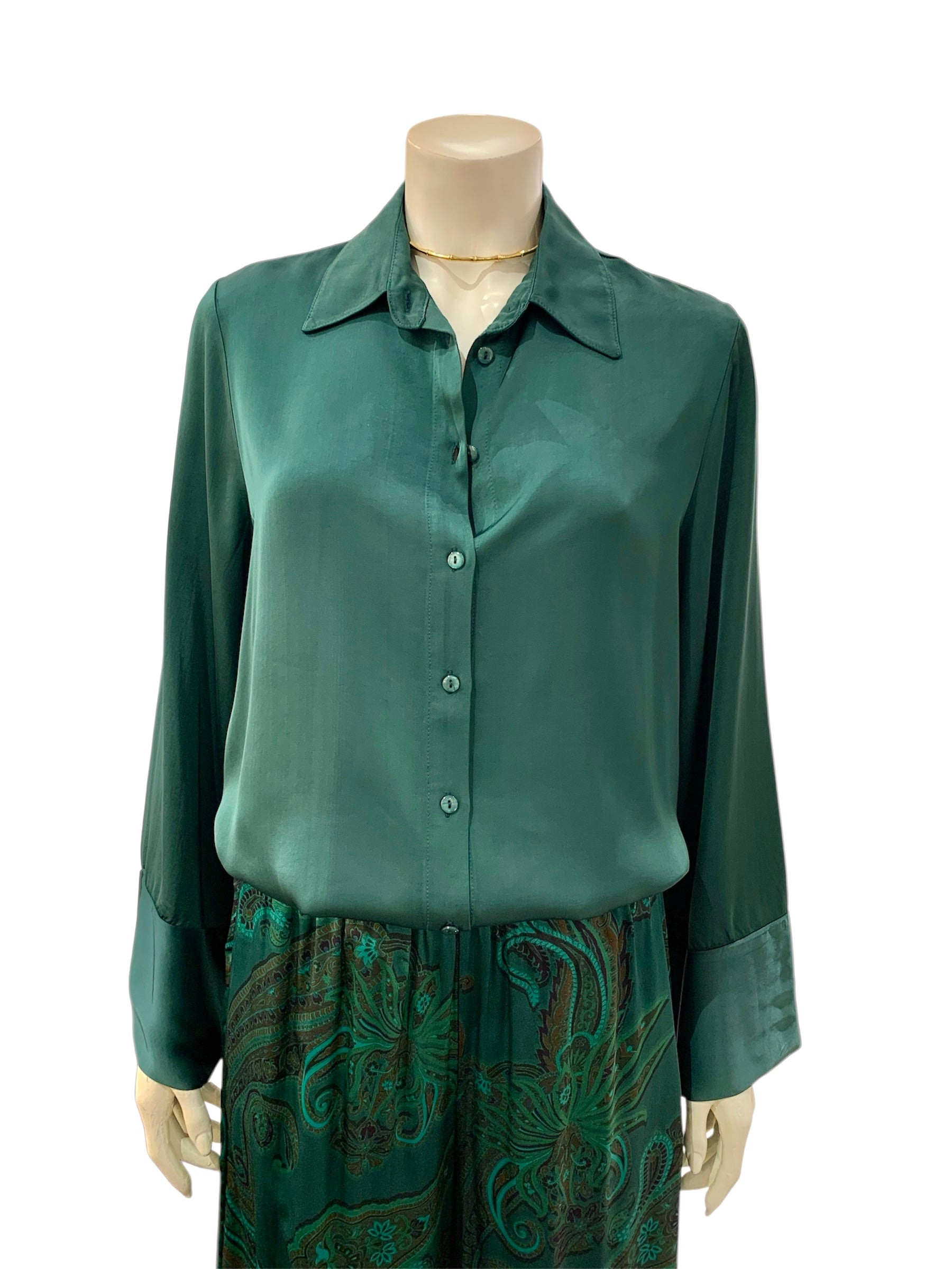 CAMICIA SATIN VERDONE