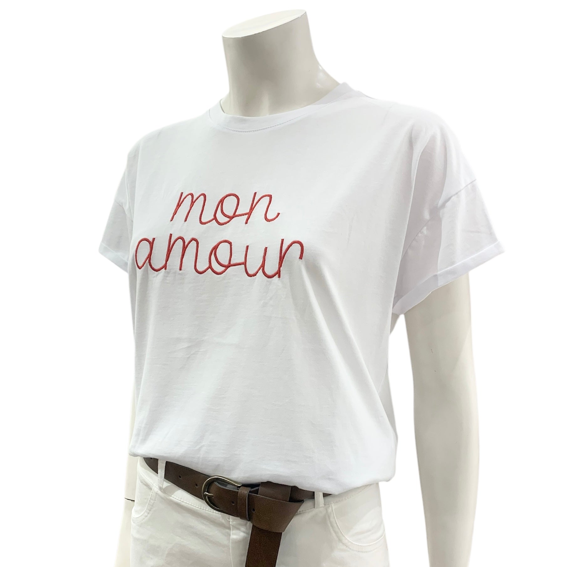 T-SHIRT MON AMOUR BIANCA