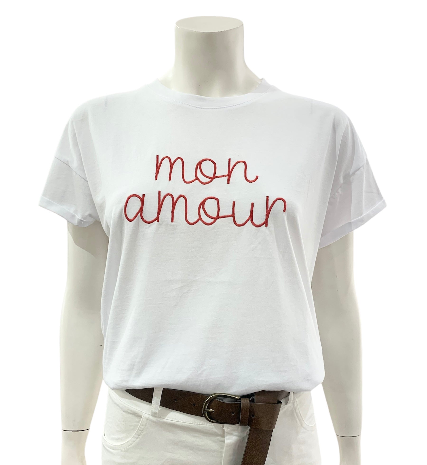 T-SHIRT MON AMOUR BIANCA