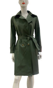 TRENCH SEMPLICE VERDE MILITARE