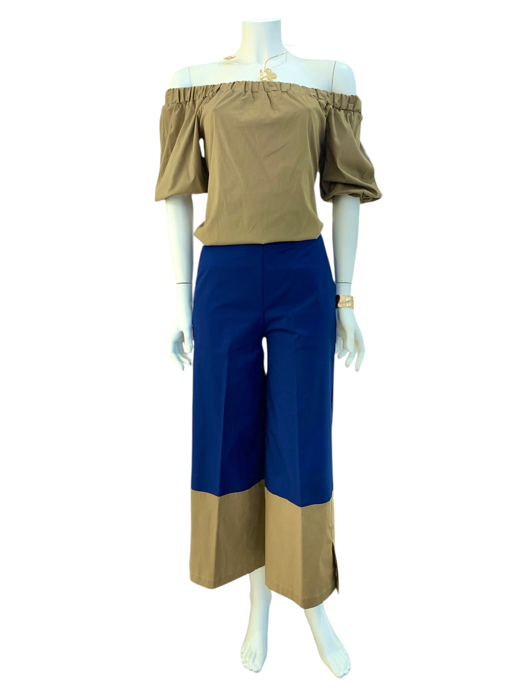 PANTALONE FASCIA BLU