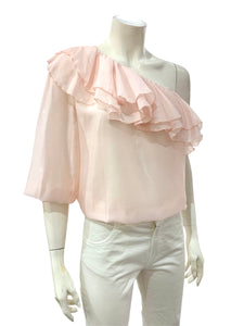 BLUSA MONOSPALLA ROSA