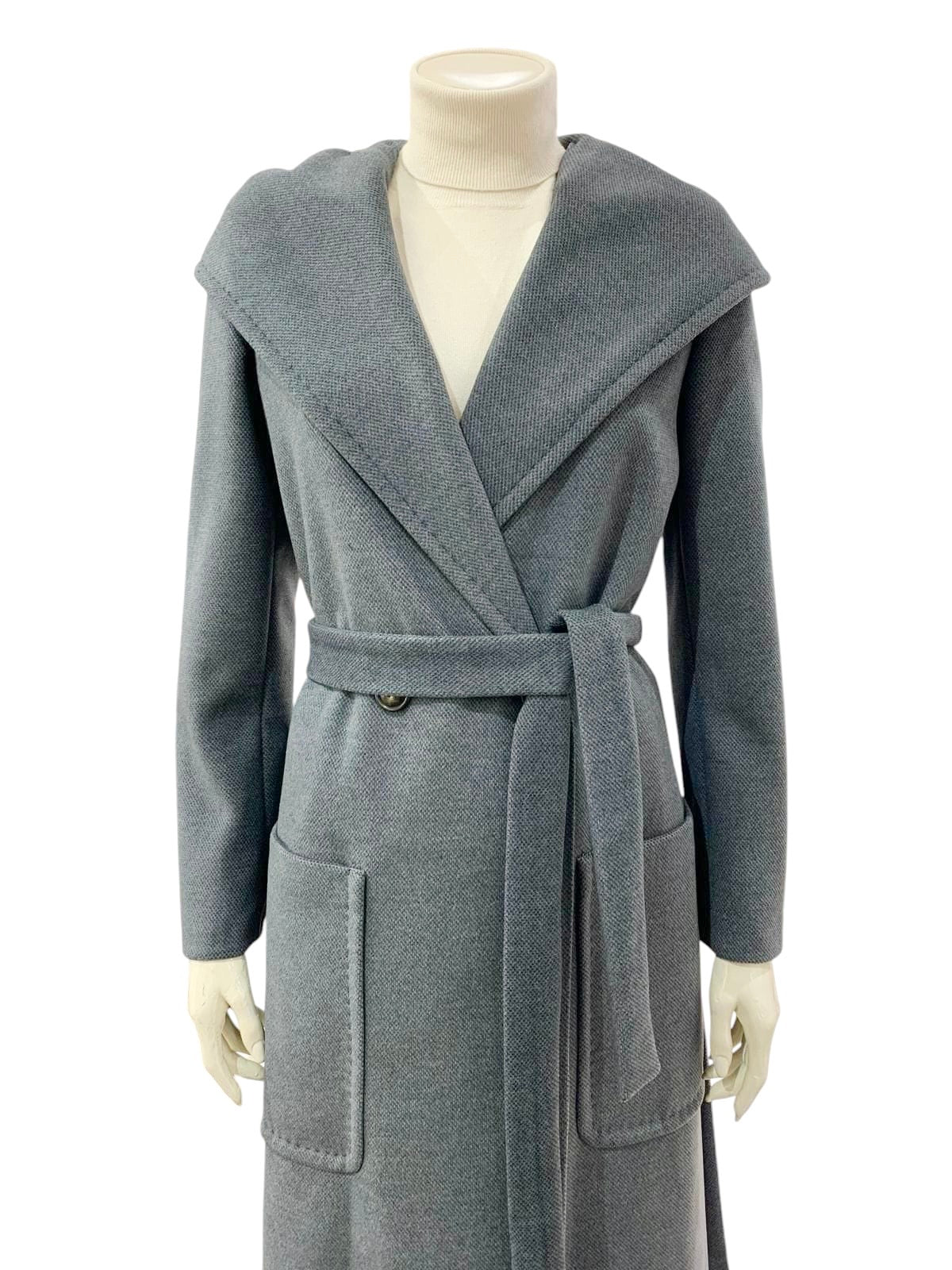 CAPPOTTO CAPPUCCIO GRIGIO