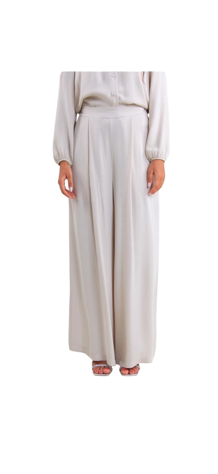 COMPLETO CREPE BEIGE