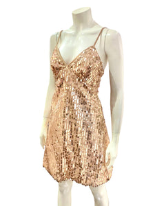 ABITO PAILLETTES NUDE