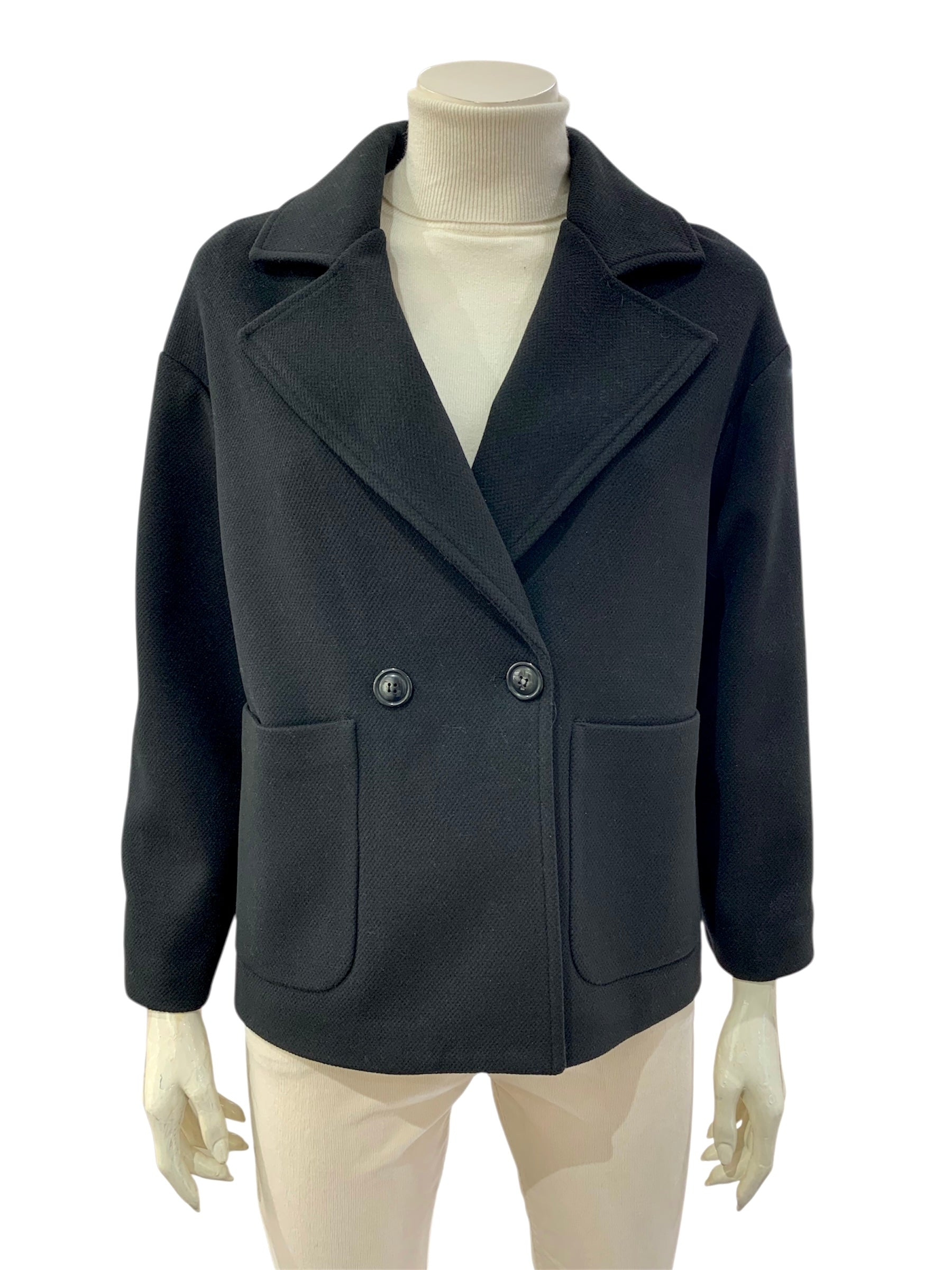 CAPPOTTINO TASCONI NERO