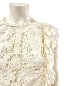 BLUSA PIZZO BURRO