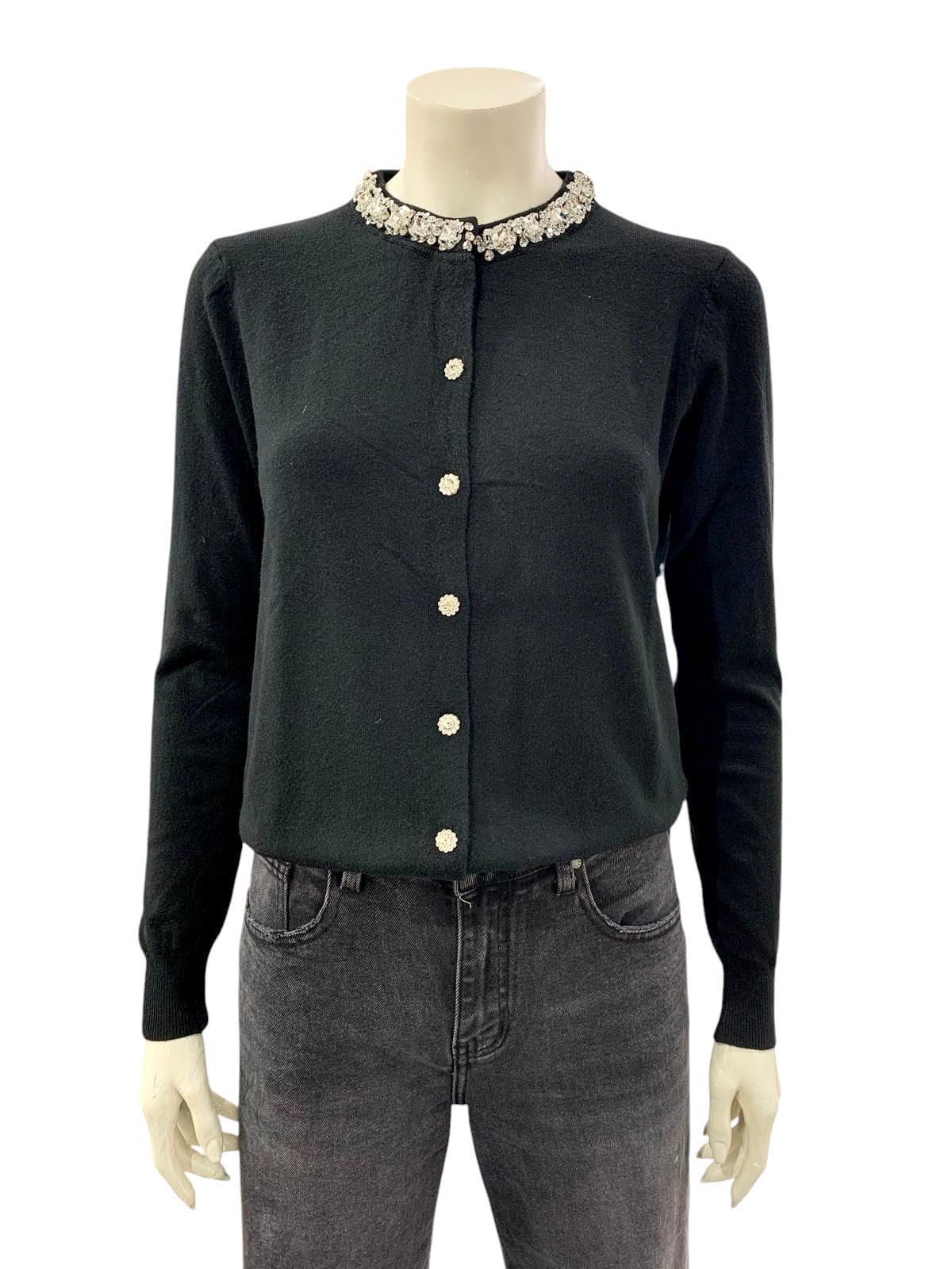 CARDIGAN PIETRE NERO