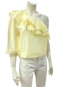 BLUSA MONOSPALLA GIALLA