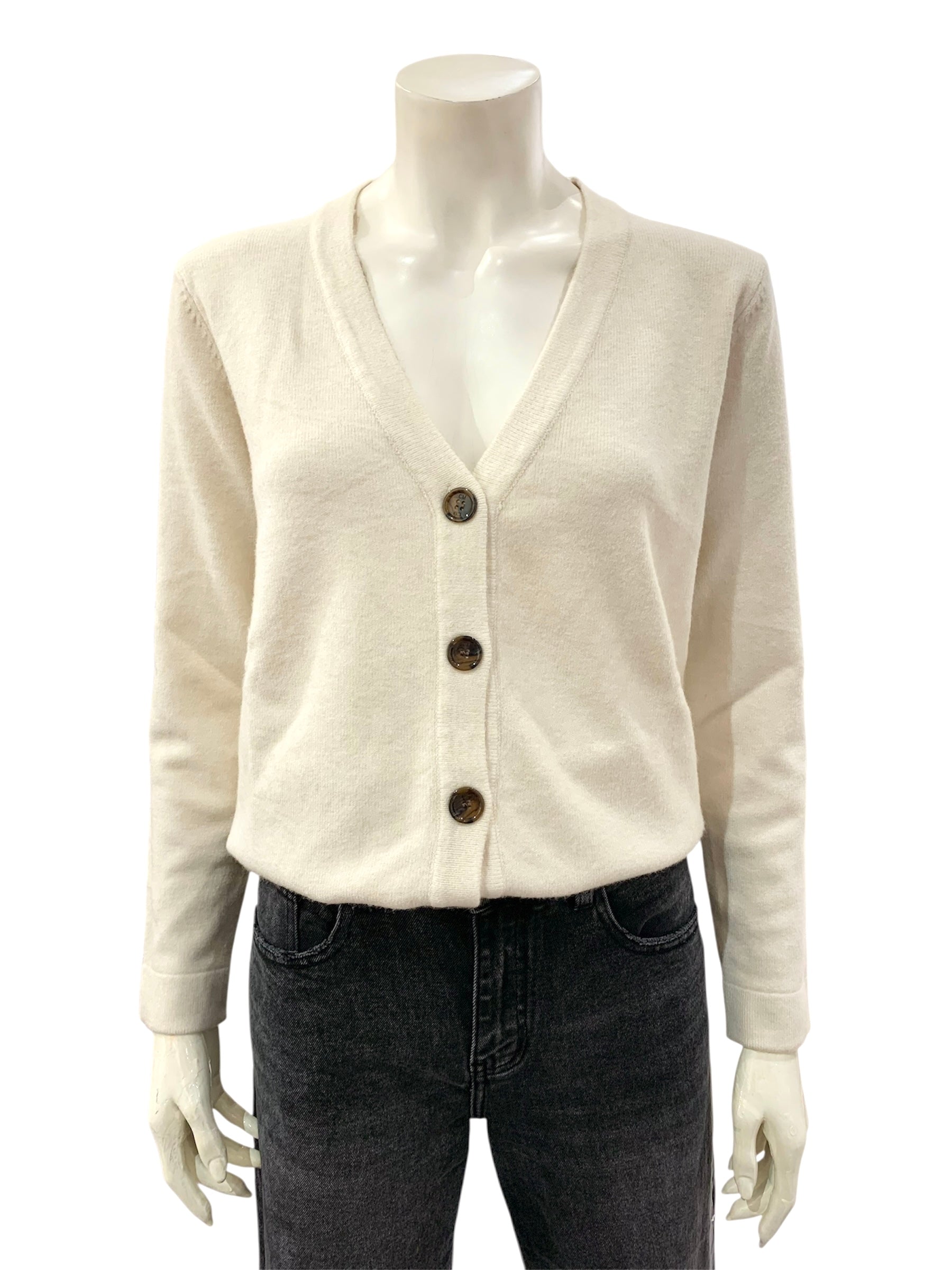 CARDIGAN BOTTONI NATURALE