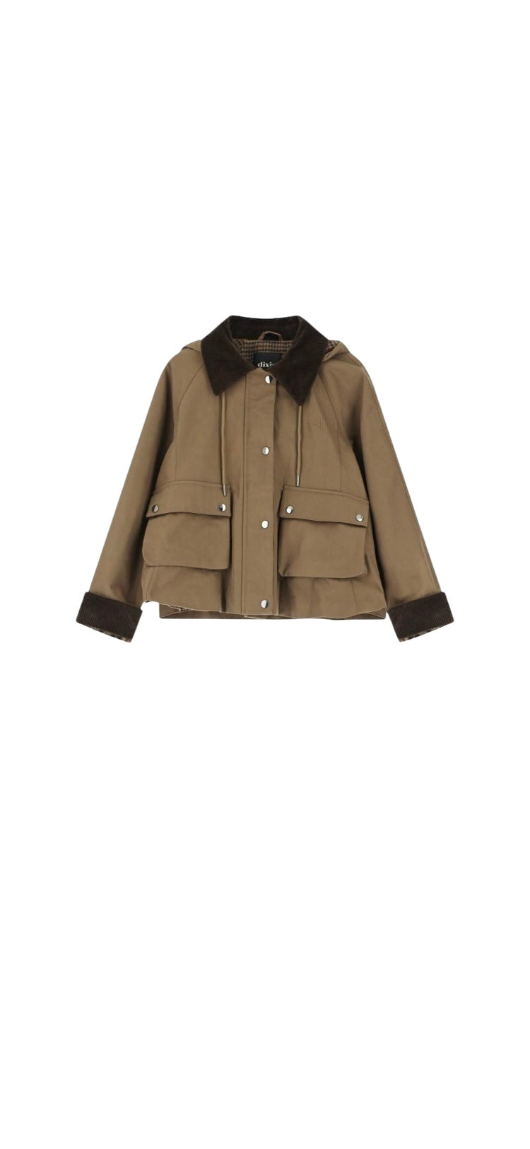 GIUBBINO COLLO VELLUTO MORO