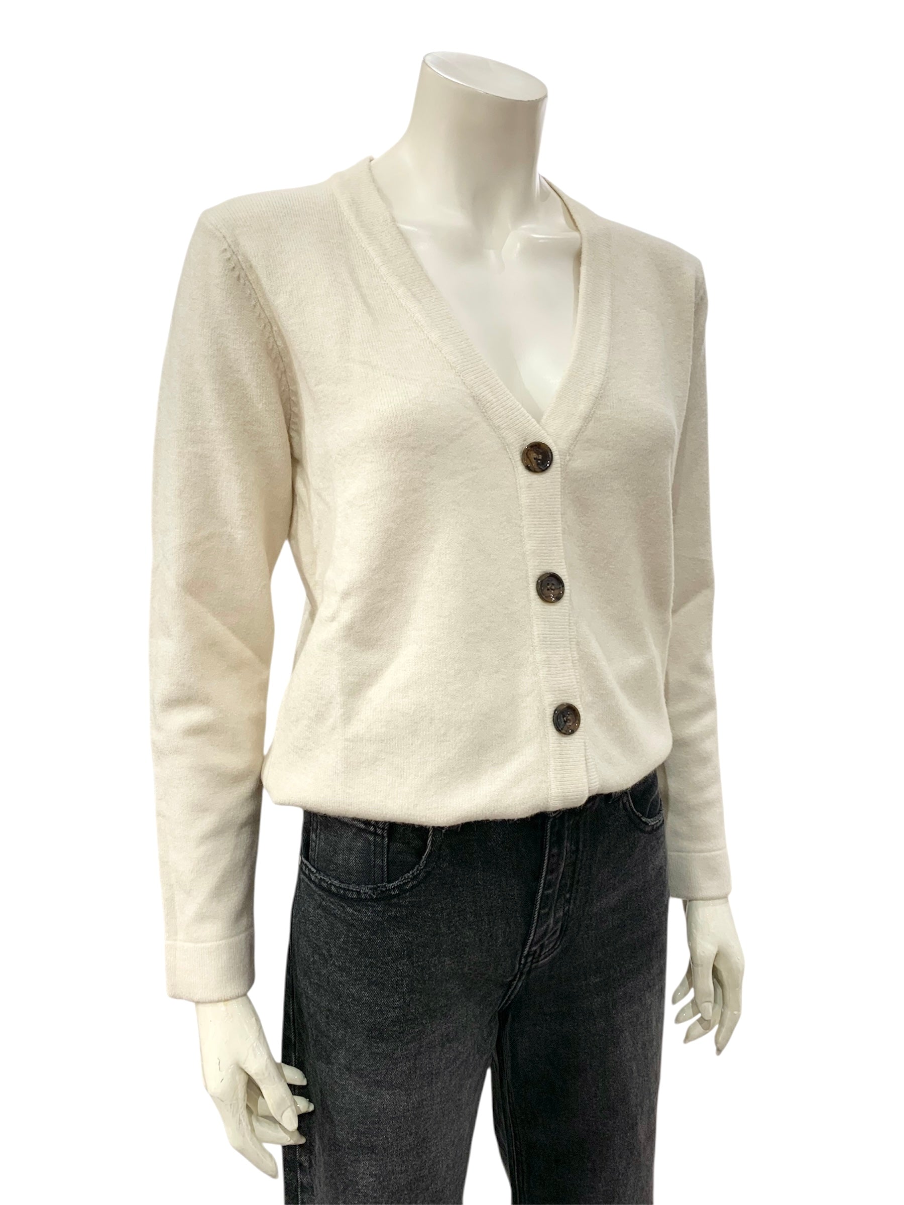 CARDIGAN BOTTONI NATURALE