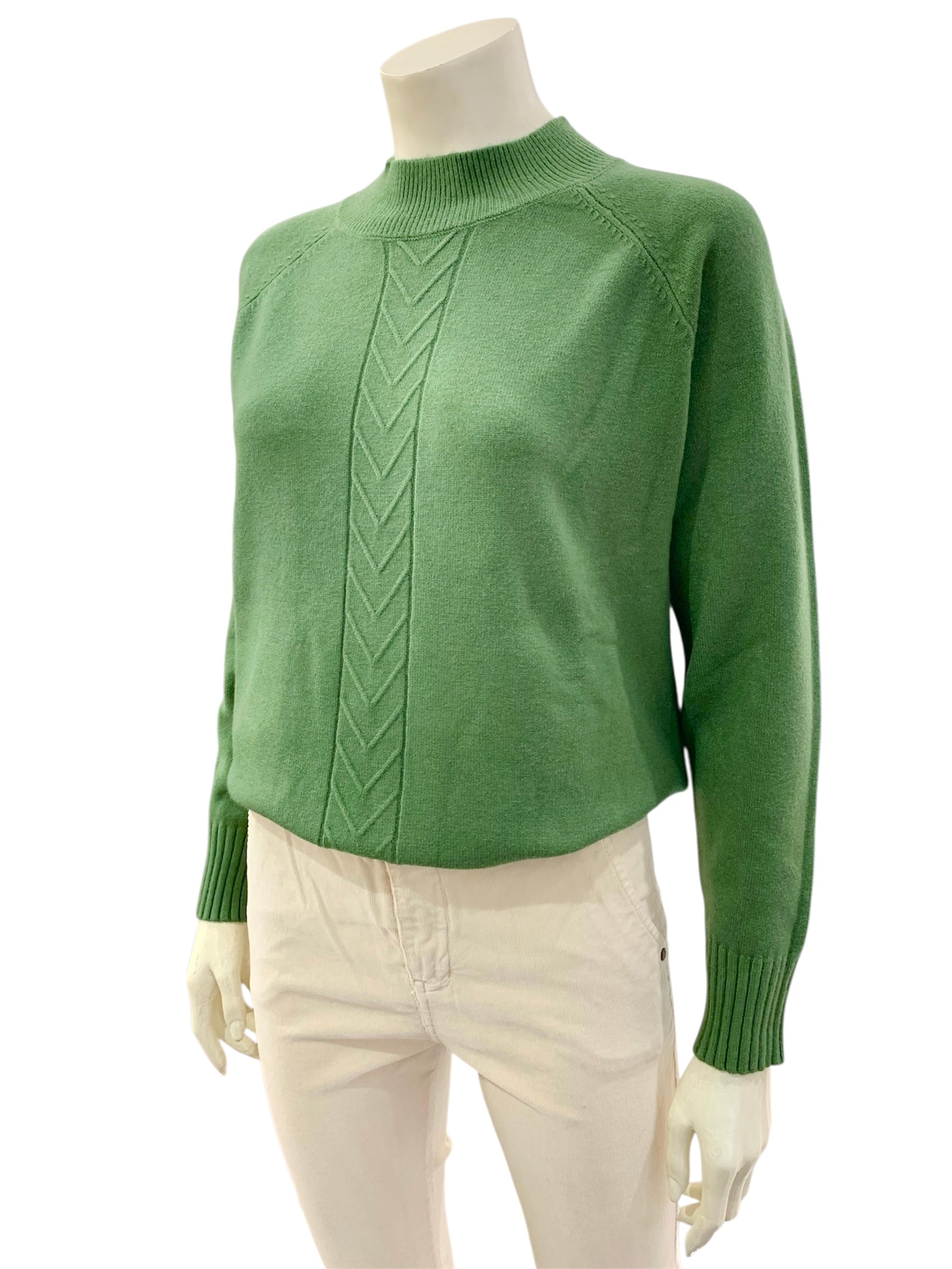 MAGLIA TRECCIA VERDE