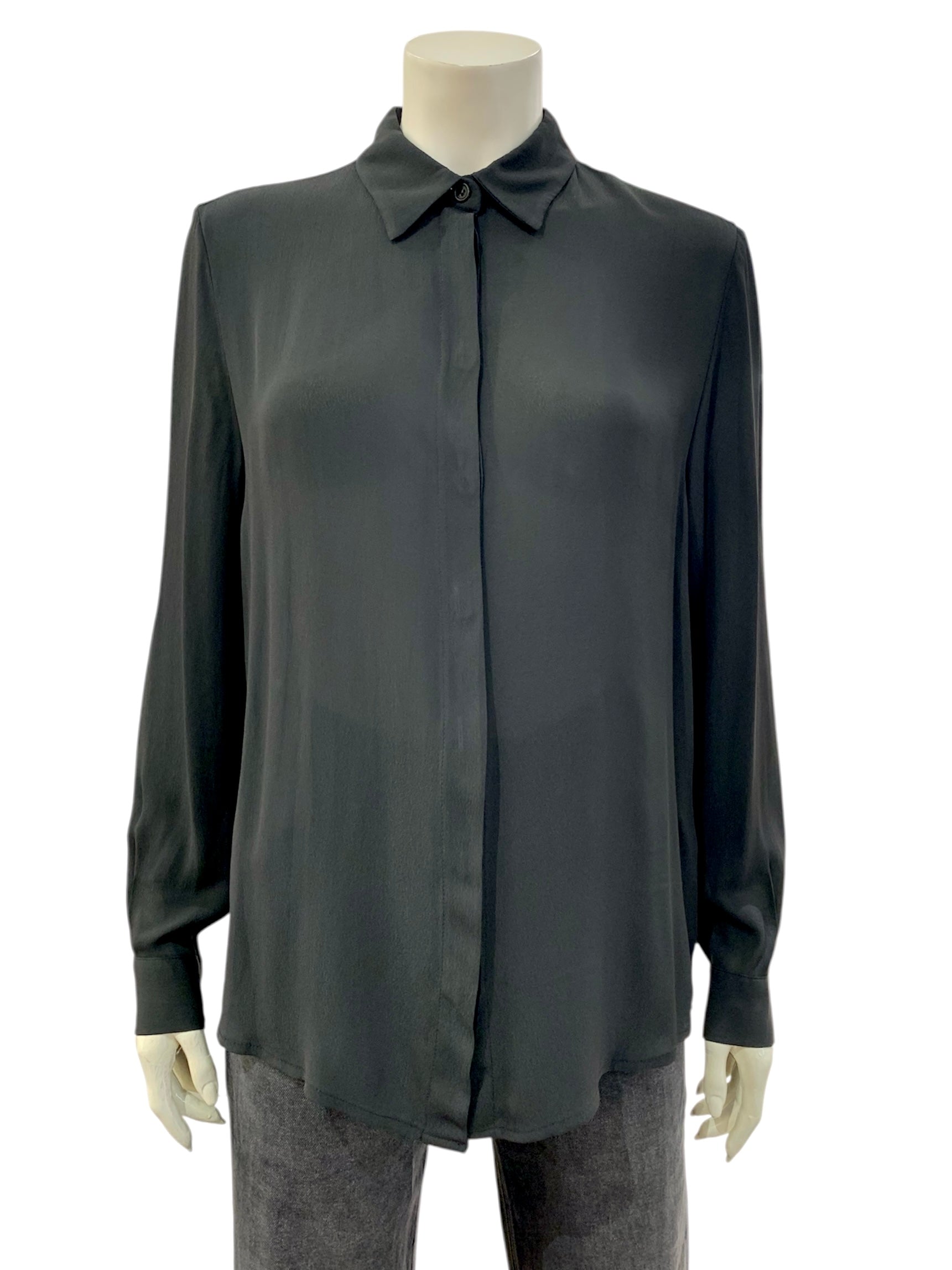 CAMICIA CREPE NERA