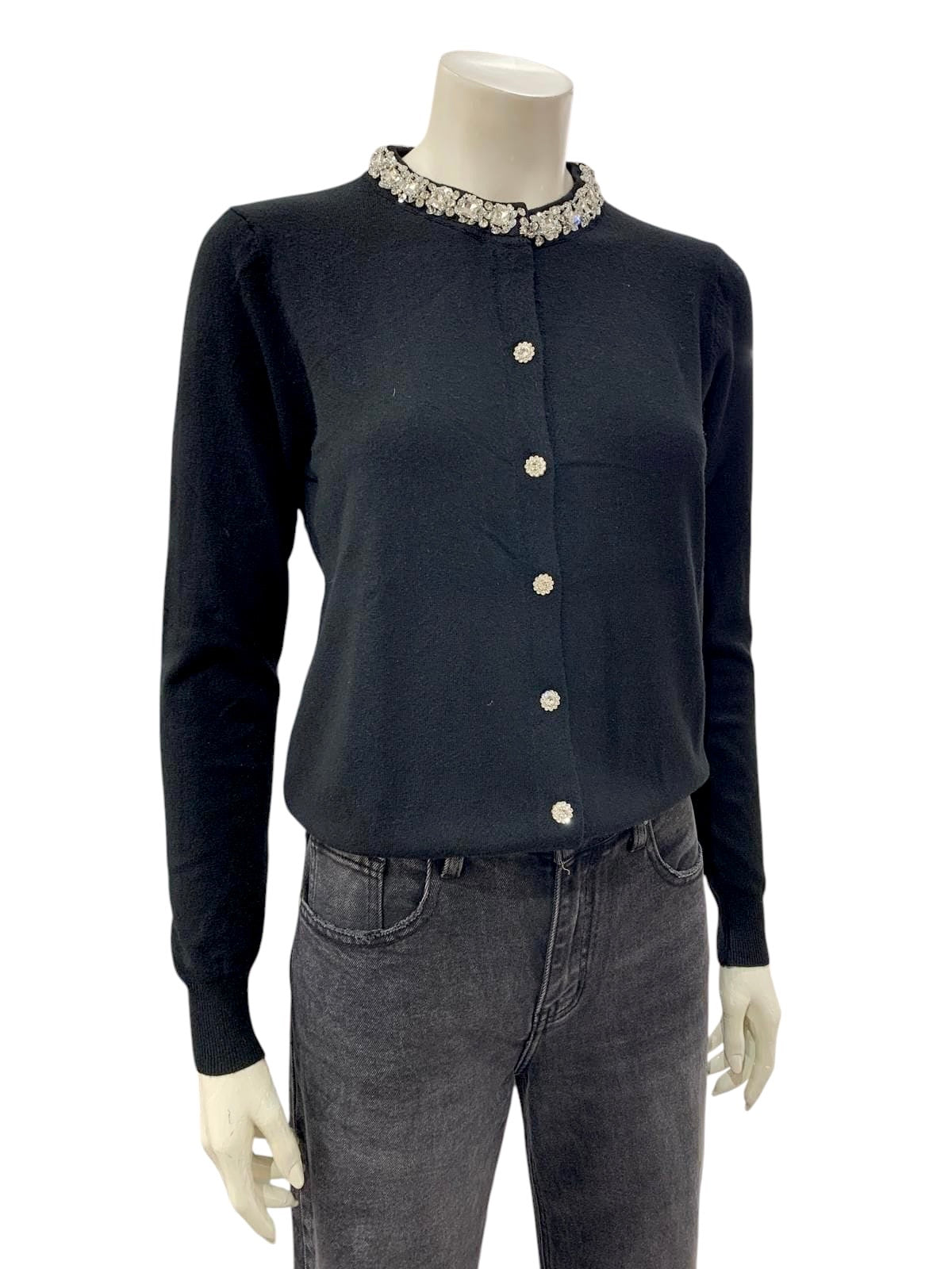 CARDIGAN PIETRE NERO