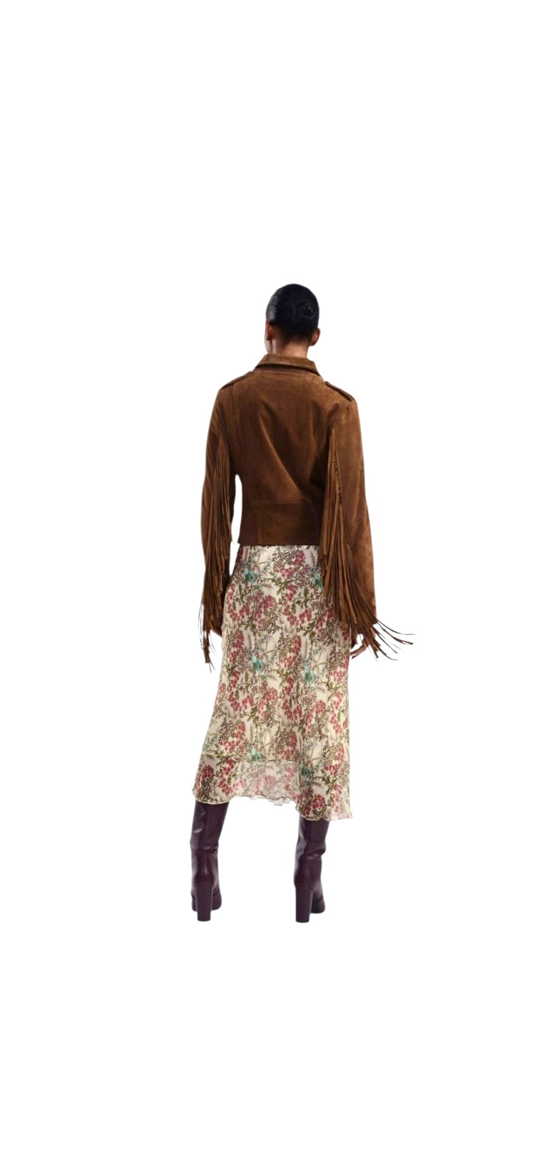 GONNA FLOREALE BEIGE