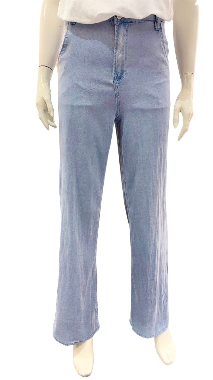 JEANS PALAZZO DENIM CHIARO
