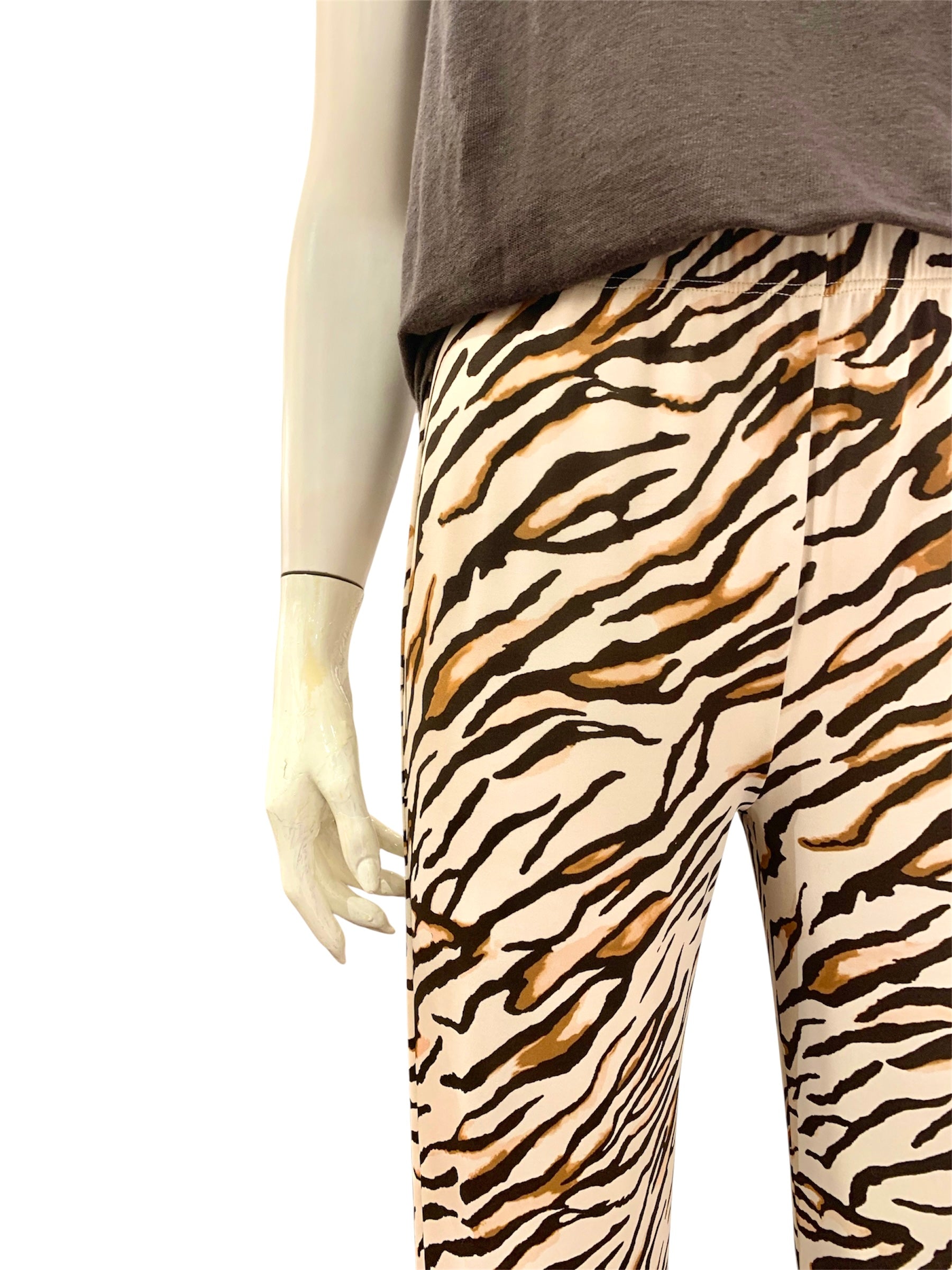 PANTALONE PALAZZO ANIMALIER