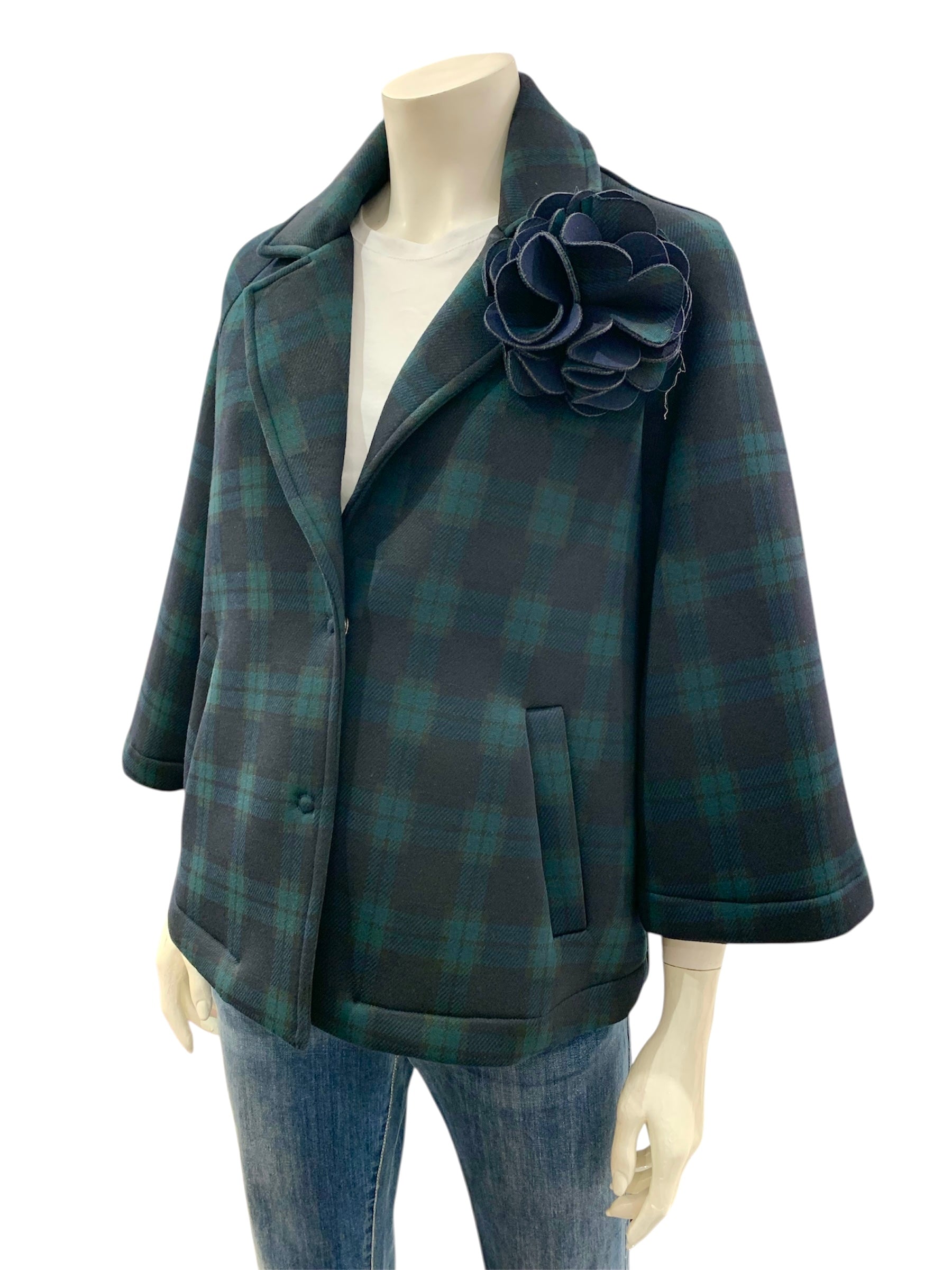 CAPPA FIORE VERDE BLU