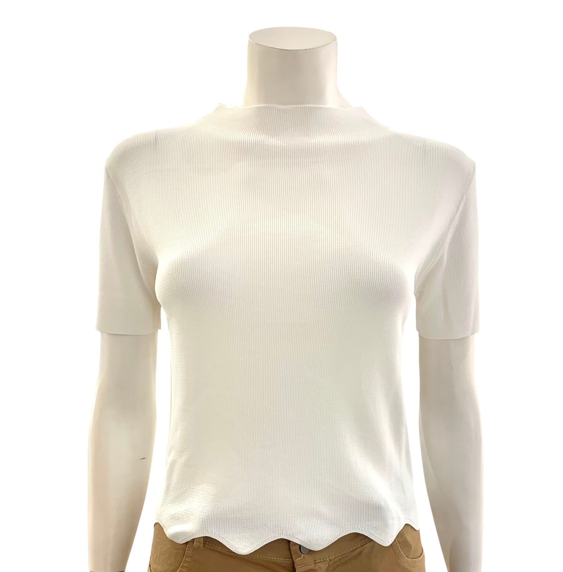 MAGLIA SMERLO BIANCA