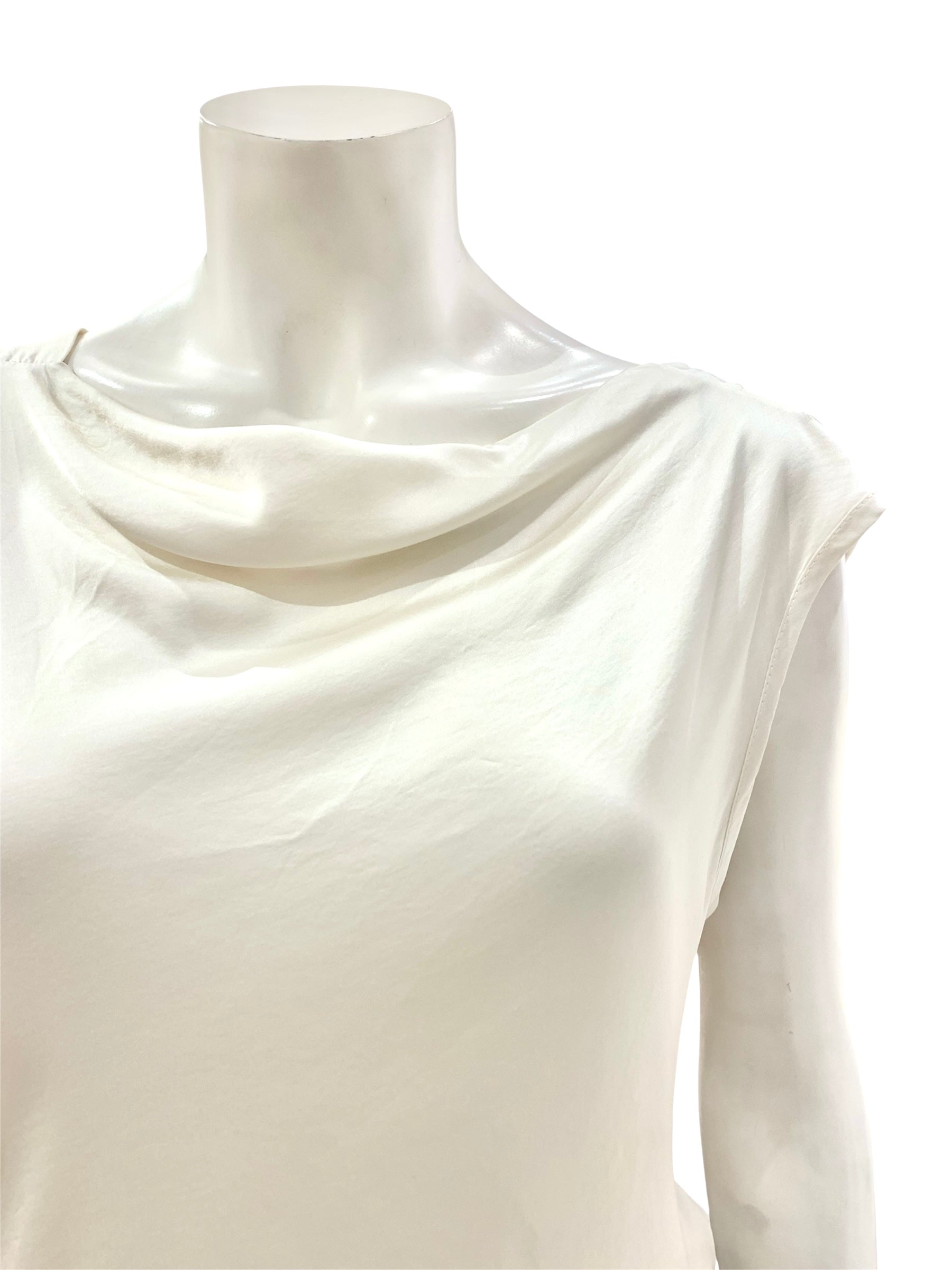 BLUSA SCIALLATA BURRO