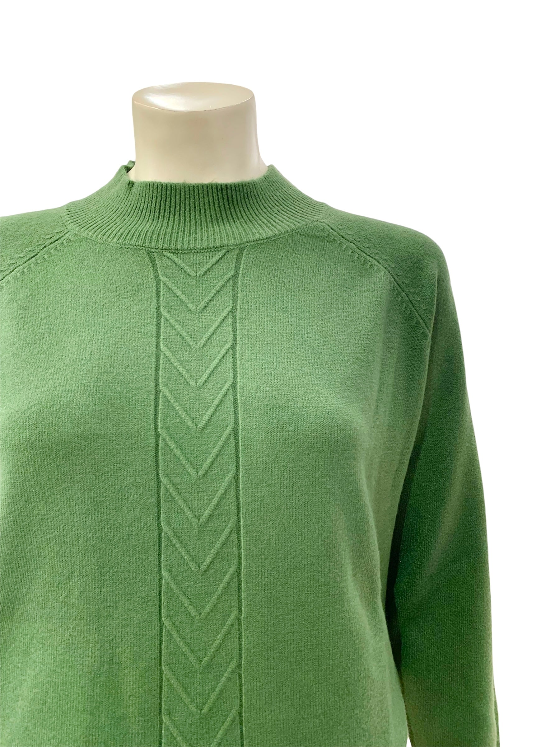 MAGLIA TRECCIA VERDE